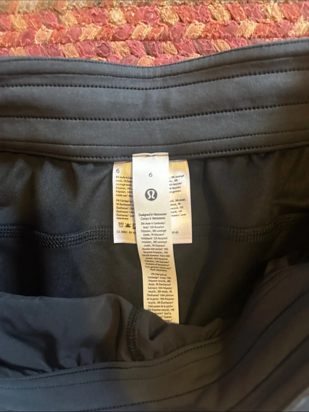 NWT LULULEMON BLACK SOFTSTREME HIGH RISE SHORTS